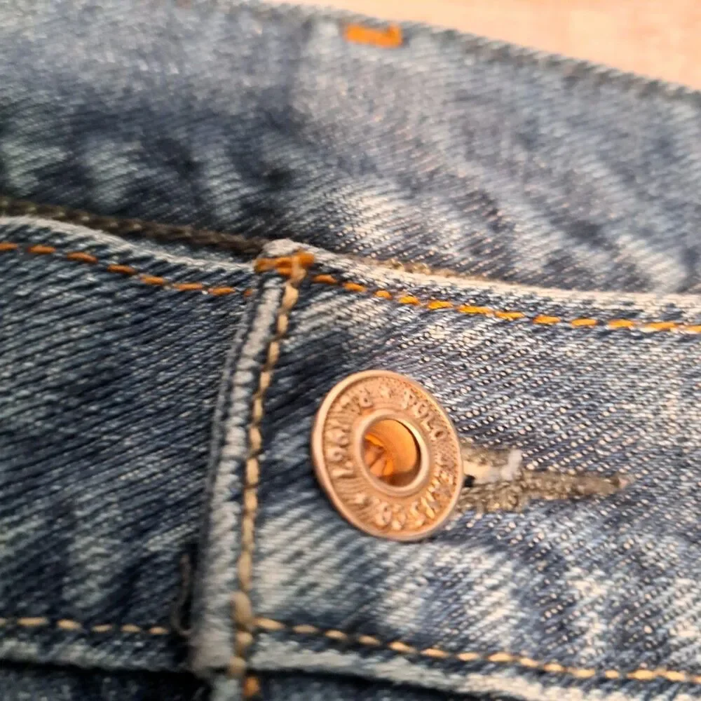 Polo Ralph Lauren RL Denim Ashmore Jeans 35x28* Original Straight Leg‎ Blue Jean